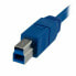 Фото #3 товара Кабель USB A — USB B Startech USB3SAB1M Синий