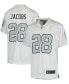 Фото #4 товара Big Boys and Girls Josh Jacobs White Las Vegas Raiders Color Rush Game Jersey