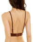 Dodo Bar Or Willa Silk Knit Bra Women's Brown 42