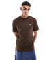 Фото #2 товара Parlez hondo logo t-shirt in brown