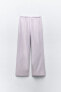 Фото #7 товара Пижамные брюки в полоску с эластичным поясом ZARA