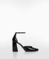 Фото #5 товара Women's Patent Leather-Effect Heeled Shoes