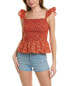 Фото #1 товара Madewell Isla Top Women's Red 00