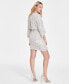 ფოტო #6 პროდუქტის Sequined Blouson Shift Dress