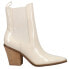 Фото #1 товара Chinese Laundry Tevin Round Toe Chelsea Booties Womens Off White Casual Boots BT
