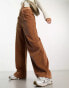 Фото #6 товара Cotton:On super baggy jeans in brown corduroy