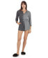 ფოტო #2 პროდუქტის Women's Split Two Tone Modal Fitted Shorts Style Romper