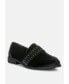 ფოტო #4 პროდუქტის walkin stud detail velvet loafers