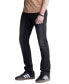 ფოტო #2 პროდუქტის Men's Ash Slim-Fit Fleece Black Jeans in Sanded Wash
