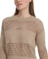 Фото #7 товара Petite Open Stitch Long-Sleeve Top