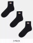 Фото #1 товара Dickies valley grove mid 3 pack socks multipack in black