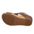 Фото #9 товара Corkys Carley Metallic Studded Wedge Womens Brown Casual Sandals 30-5316-ANBR