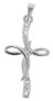 Фото #1 товара The original cross made of white gold 249 001 00471 07