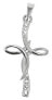 The original cross made of white gold 249 001 00471 07