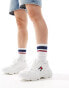 Фото #5 товара Tommy Jeans chunky flag runner trainers in white