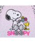 Фото #2 товара Girls Snoopy Woodstock Flowers Friends Pajama Nightgown