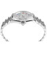 ფოტო #2 პროდუქტის Women's Date Superlative Stainless Steel Bracelet Watch 34mm