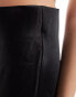 Фото #4 товара Miss Selfridge liquid satin bias maxi skirt in black