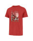 Фото #2 товара Men's Scarlet Distressed San Francisco 49ers Regional Franklin T-shirt