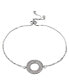 ფოტო #1 პროდუქტის Cubic Zirconia Halo Flower Bracelet