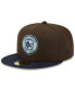 Фото #4 товара Men's Brown, Navy Boston Red Sox 2007 World Series Walnut 9FIFTY Fitted Hat