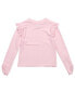 ფოტო #3 პროდუქტის Toddler, Child Girls Ballet Pink LS Rash Top