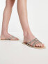 Фото #7 товара Simmi London Juniper flat sandals with embellished straps in beige