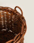 Large chunky rattan basket