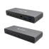 Фото #1 товара i-tec Thunderbolt 4 Dual Display Docking Station + Power Delivery 96W - Wired - Thunderbolt 4 - 96 W - 3.5 mm - 10,100,1000,2500 Mbit/s - Black