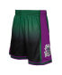 ფოტო #2 პროდუქტის Men's Green and Black Milwaukee Bucks 1996/97 Hardwood Classics Fadeaway Reload 3.0 Swingman Shorts