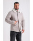 ფოტო #5 პროდუქტის Men's Leather Shearling Jacket, Beige