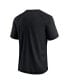 ფოტო #2 პროდუქტის Men's Black Las Vegas Raiders Hail Mary Raglan T-shirt