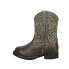 Фото #3 товара Roper Cody Embroidery Round Toe Cowboy Toddler Boys Brown Casual Boots 09-017-1