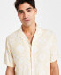 ფოტო #3 პროდუქტის Men's Tropical Regular-Fit Bandana-Print Button-Down Camp Shirt, Created for Macy's