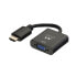 Фото #1 товара Адаптер HDMI—VGA с аудио Ewent EW9864 0,23 m Чёрный