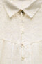 Блуза с ажурной вышивкой ZARA