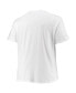 Men's White Pittsburgh Steelers Big and Tall City Pride T-shirt 2XT - фото #4