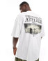 Фото #1 товара Jack & Jones oversized t-shirt with atalier backprint in white