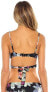 Becca by Rebecca Virtue Women's 236479 Classic Bikini Top Multi Swimwear Size L