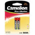 Фото #1 товара Одноразовая батарейка Camelion LR61-BP2 AAAA щелочная 1.5 В 2 шт 84 x 12 x 114 мм
