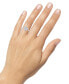 ფოტო #2 პროდუქტის Diamond Pavé Heart Ring (1/2 ct. t.w.) in 10k White Gold