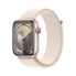 Фото #2 товара Apple Watch 9 Cell 45mm Alu Polarstern Sport Loop