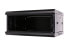 Extralink 4U 600X450 WALL-MOUNTED RACKMOUNT CABINET BLACK - Wall mounted rack - 4U - 20 kg - Key lock - Rack rails - Black