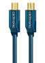 ClickTronic 5m Antenna Cable - 5 m - Coax M - Coax FM - Blue