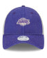 Women's Purple Los Angeles Lakers Micro Logo 9TWENTY Trucker Adjustable Hat
