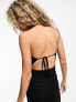 Фото #3 товара ASOS DESIGN backless cowl neck top in black