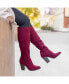 ფოტო #7 პროდუქტის Women's Kyllie Wide Calf Boots