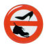 Фото #1 товара ERREGRAFICA Relief No Shoes On Board Sign