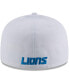 Фото #3 товара Men's White Detroit Lions Omaha 59FIFTY Fitted Hat