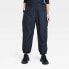 Фото #2 товара Women's High-Rise Cargo Parachute Pants - All In Motion Black XL